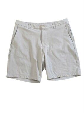 Lululemon ABC Men's Light Gray Casual Shorts Size 36 Inseam 9"